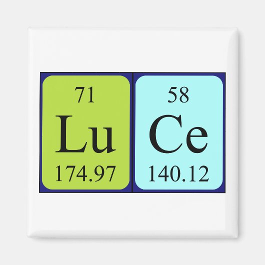 Periodenmagnet Magnet (Vorne)