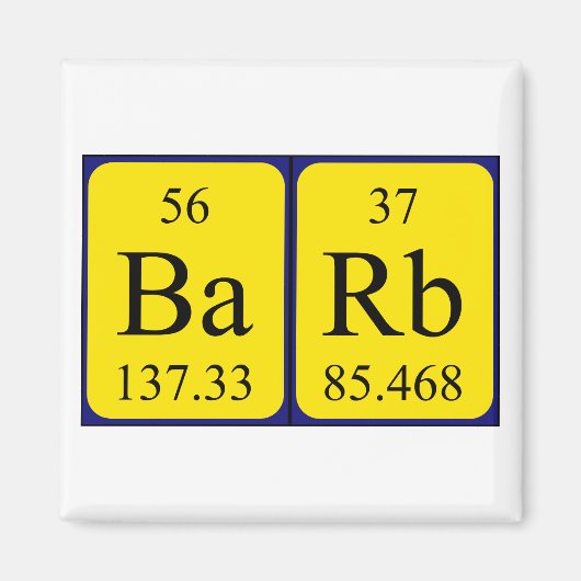 Periodenmagnet Magnet (Vorne)