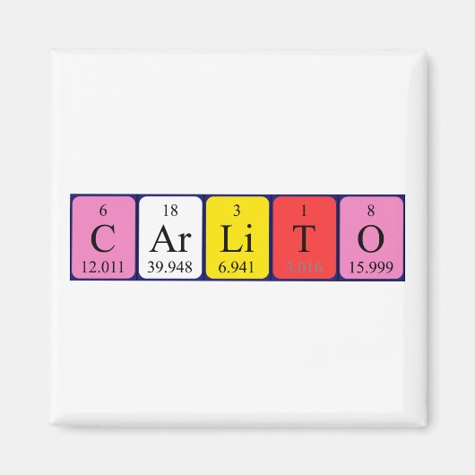 Periodenmagnet Magnet (Vorne)