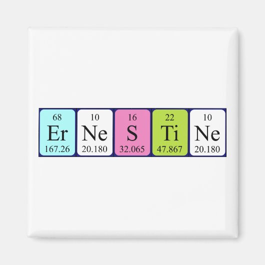 Periodenmagnet Magnet (Vorne)