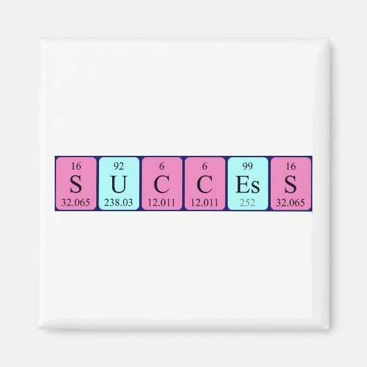 Periodenmagnet Magnet (Vorne)