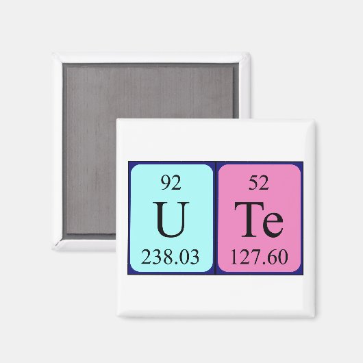 Periodenmagnet Magnet (Vorderseite/Rückseite)