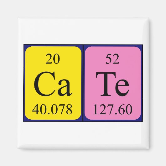 Periodenmagnet Magnet (Vorne)