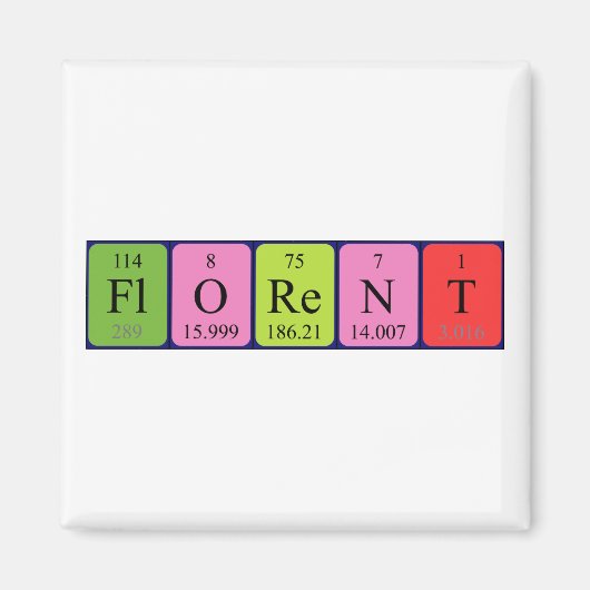 Periodenmagnet Magnet (Vorne)
