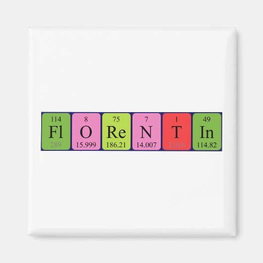 Periodenmagnet Magnet (Vorne)