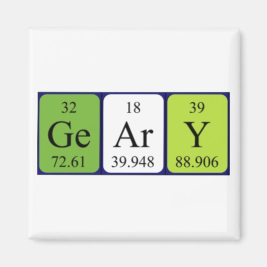 Periodenmagnet Magnet (Vorne)