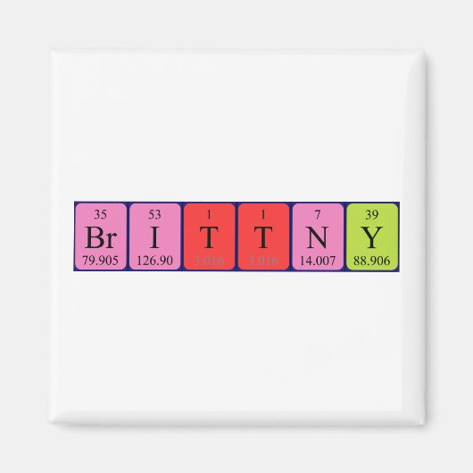 Periodenmagnet Magnet (Vorne)