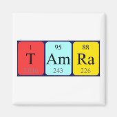 Periodenmagnet Tamra Magnet (Vorne)