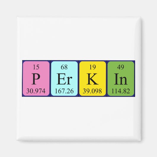 Periodenmagnetmagnet Magnet (Vorne)
