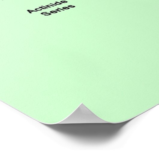 Periodenplakat Poster (Ecke)