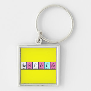 Periodenschlüsselring Henhouse Schlüsselanhänger