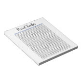 Periodenspur Notepad Notizblock (angewinkelt)