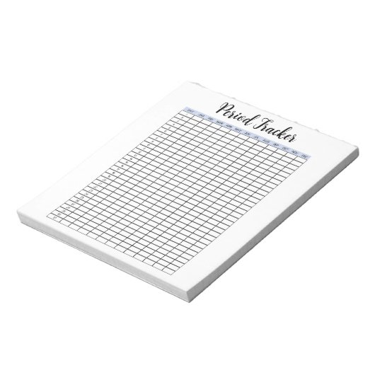 Periodenspur Notepad Notizblock (Rotiert)