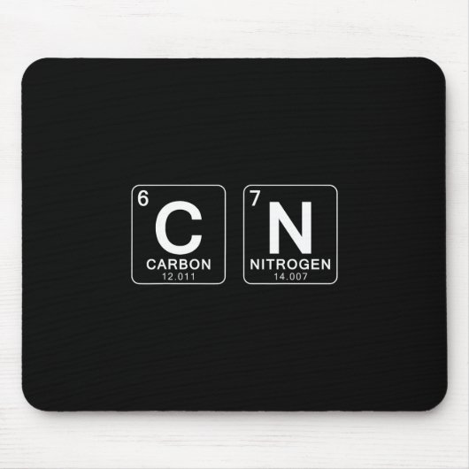 Periodensystem 67 Meme Lustiger Wissenschaftslehre Mousepad (Vorne)