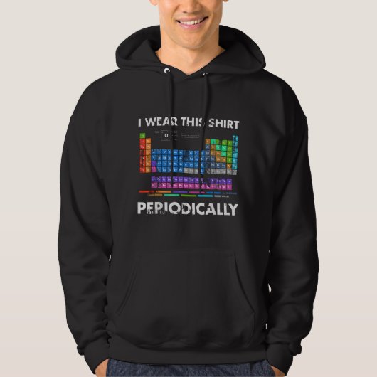 Periodensystem Chemie Hoodie (Vorderseite)