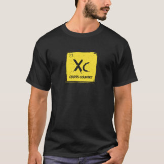 Periodensystem Cross Country-laufendes Läufer cm T-Shirt