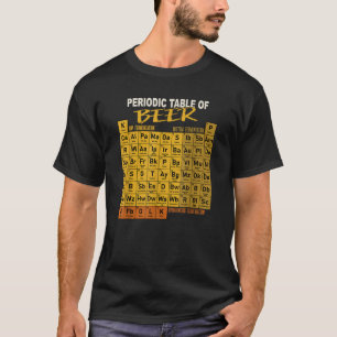 Periodensystem der Bier Craft Beer Style Brauerei T-Shirt
