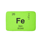 Periodensystem der Elemente (Eisen) Badematte (Vorderseite)