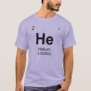 Periodensystem der Elemente (Helium) T-Shirt