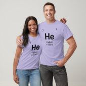 Periodensystem der Elemente (Helium) T-Shirt (Unisex)