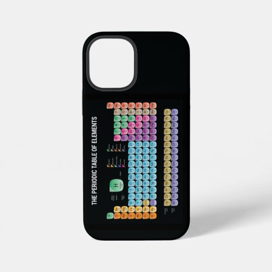 Periodensystem der Elemente iPhone Hülle (Rückseite)