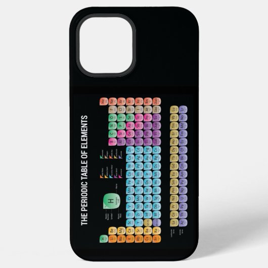 Periodensystem der Elemente iPhone Hülle (Rückseite)