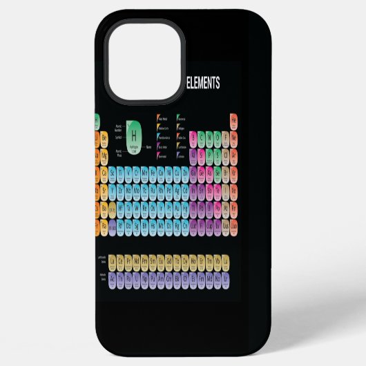 Periodensystem der Elemente iPhone Hülle (Rückseite)