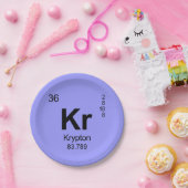 Periodensystem der Elemente (Krypton) Pappteller (Party)