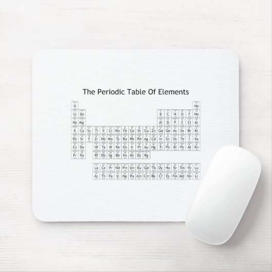 Periodensystem der Elemente Mousepad (Mit Mouse)