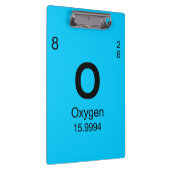 Periodensystem der Elemente (Sauerstoff) Klemmbrett (Rechts)