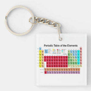Periodic Table Of The Elements Schlüsselanhänger Schlüsselanhänger