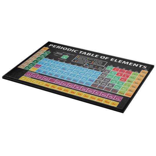 Periodensystem der Elemente Schneidebrett (Ecke)
