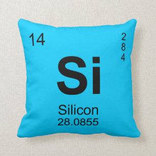 Periodensystem der Elemente (Silikon) Kissen