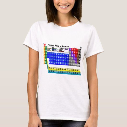 Periodensystem der Elemente T-Shirt (Vorderseite)