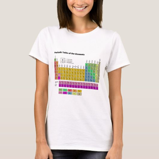 Periodensystem der Elemente T-Shirt (Vorderseite)