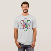 Periodensystem der Elemente unterstützen Farbe T-Shirt (Vorne ganz)