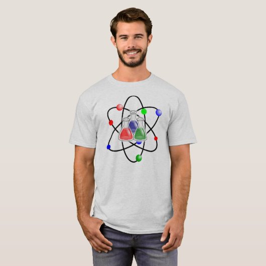 Periodensystem der Elemente unterstützen Farbe T-Shirt (Vorne ganz)