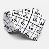 Periodensystem der Hamburger-Bestandteile Krawatte (Gerollt)