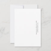 Periodensystem der Satzkarten Dankeskarte (Rückseite)