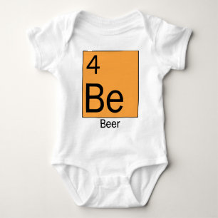 Periodensystem des Elementt-shirts Baby Strampler