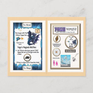 Periodensystem-Drache - Yttrium Postkarte