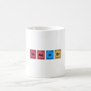 Periodensystem für Lehrer Kaffeetasse