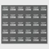 Periodensystem Geld Element Lustig Geschenkpapier (Flach)