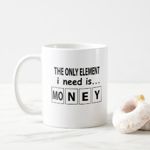 Periodensystem Geld Element Lustig Kaffeetasse