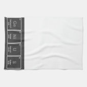 Periodensystem-Genie-Geschirrtuch Geschirrtuch (Horizontal)