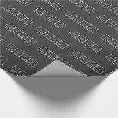Periodensystem-Genie-Packpapier Geschenkpapier (Ecke)