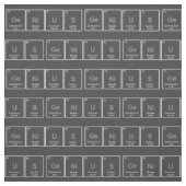 Periodensystem-Geniegewebe Stoff (Muster)