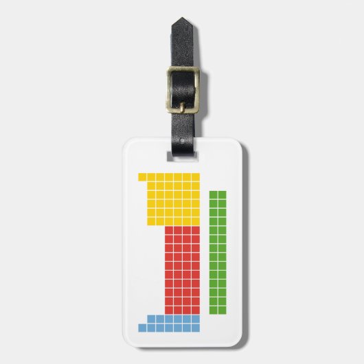 Periodensystem Gepäckanhänger (Vorderseite vertikal)