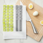 Periodensystem Handtuch (Viertel Falte)