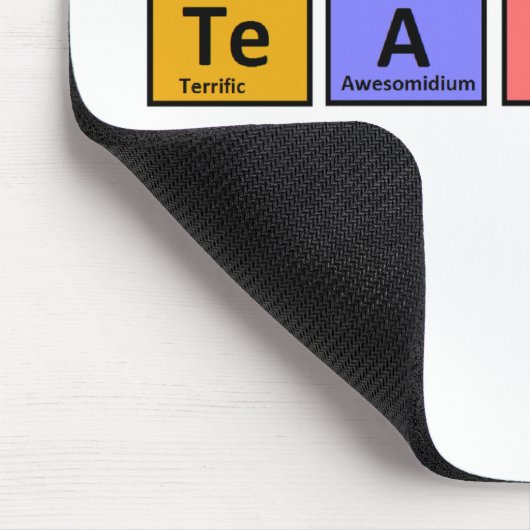 Periodensystem-Lehrer-Anerkennung Mousepad (Ecke)